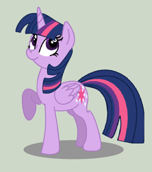 Size: 1050x1182 | Tagged: safe, artist:doggie31, twilight sparkle, twilight sparkle (alicorn), alicorn, pony, female, gray background, mare, simple background, solo