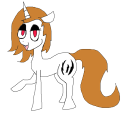 Size: 705x643 | Tagged: safe, artist:mewcifur, oc, oc only, oc:mewcifur lucipurr, unicorn, 2020 community collab, derpibooru community collaboration, simple background, solo, transparent background