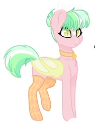 Size: 674x893 | Tagged: safe, artist:junglepaws, oc, oc:parlor heart, bat pony, pony, bat pony oc, clothes, socks