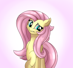 Size: 2000x1850 | Tagged: safe, artist:orangejuicerus, fluttershy, pegasus, pony, cheek fluff, cute, ear fluff, leg fluff, shy, shyabetes, solo