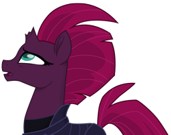 Size: 9273x7305 | Tagged: safe, artist:ejlightning007arts, tempest shadow, unicorn, my little pony: the movie, armor, broken horn, emotional, female, horn, looking up, mare, sad, simple background, transparent background, vector