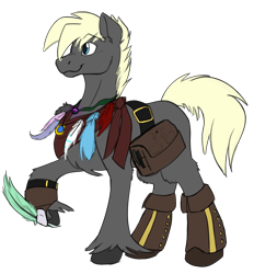 Size: 3065x3300 | Tagged: safe, artist:xeirla, oc, oc only, oc:floof, oc:volt, derpibooru community collaboration, feather, saddle bag, simple background, solo, transparent background