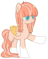 Size: 1280x1579 | Tagged: safe, artist:c-atiinex, oc, oc:stardust, pegasus, pony, base used, female, heart eyes, mare, simple background, solo, transparent background, two toned wings, wingding eyes, wings