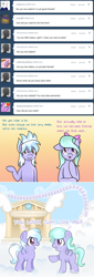 Size: 500x1466 | Tagged: safe, artist:marikaefer, cloudchaser, flitter, pony, ask, ask flitter and cloudchaser, eeee, female, filly, tumblr