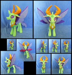 Size: 1280x1339 | Tagged: safe, artist:fireflytwinkletoes, thorax, changedling, changeling, irl, king thorax, male, photo, plushie, solo