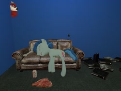 Size: 1024x768 | Tagged: safe, artist:horsesplease, party favor, 3d, gmod, sleeping