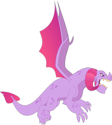 Size: 1024x1141 | Tagged: safe, edit, dragon lord torch, twilight sparkle, dragon, campfire tales, fabulous, flying, implied torchlight, male, open mouth, palette swap, recolor, simple background, transparent background, vector, vector edit