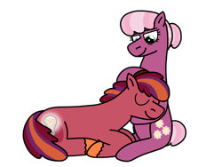 Size: 2048x1536 | Tagged: safe, artist:kindheart525, cheerilee, oc, oc:discovery, earth pony, pony, female, kindverse, male, mother and child, mother and son, offspring, parent and child, parent:big macintosh, parent:cheerilee, parents:cheerimac