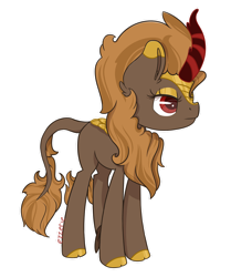 Size: 1024x1222 | Tagged: safe, artist:ezzerie, oc, oc only, kirin, pony, colored, digital, simple background, solo, transparent background