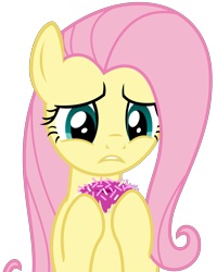 Size: 2341x2919 | Tagged: safe, artist:sketchmcreations, fluttershy, pegasus, pony, the ending of the end, donut, female, food, frown, mare, simple background, transparent background, vector, worried