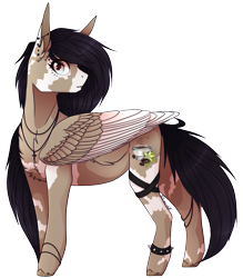 Size: 1165x1332 | Tagged: safe, artist:lunawolf28, oc, oc:contry cacao, pony, unicorn, female, mare, simple background, solo, transparent background, two toned wings, wings