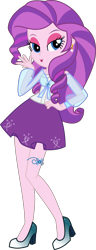 Size: 3214x8364 | Tagged: safe, artist:digimonlover101, oc, oc:bella, equestria girls, absurd resolution, clothes, ear piercing, earring, female, high heels, jewelry, not rarity, offspring, parent:rarity, parent:trenderhoof, parents:trenderity, piercing, shoes, simple background, solo, transparent background, vector