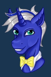 Size: 1371x2048 | Tagged: safe, oc, oc:star luck, pony, unicorn, bust, portrait