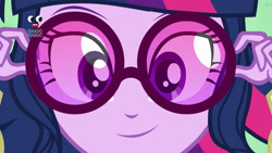 Size: 2048x1152 | Tagged: safe, screencap, sci-twi, twilight sparkle, better together, equestria girls, holidays unwrapped, close-up, cornucopia costumes, o come all ye squashful, plusplus, solo