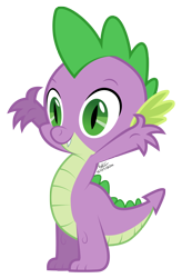 Size: 1170x1781 | Tagged: safe, artist:ponychaos13, spike, dragon, simple background, solo, transparent background, vector