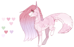 Size: 1360x868 | Tagged: safe, artist:lunawolf28, oc, oc:sugar pink wolf, pony, wolf, wolf pony, female, mare, reference sheet, simple background, solo, transparent background