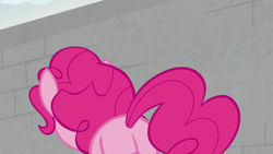 Size: 1920x1080 | Tagged: safe, screencap, pinkie pie, earth pony, pony, the last laugh, balloonbutt, butt, female, mare, plot, solo