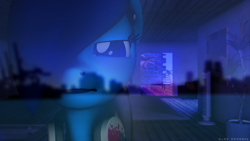 Size: 3840x2160 | Tagged: safe, artist:bastbrushie, oc, oc:brushie brusha, pony, 3d, dawn, miami, source filmmaker