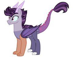 Size: 4500x3375 | Tagged: safe, artist:avatarmicheru, oc, oc:spectacle, hybrid, high res, interspecies offspring, male, offspring, parent:discord, parent:twilight sparkle, parents:discolight, simple background, solo, transparent background