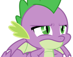 Size: 4309x3375 | Tagged: safe, artist:sketchmcreations, spike, dragon, the big mac question, male, simple background, spike is not amused, transparent background, unamused, vector, winged spike