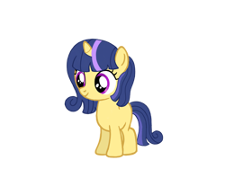Size: 1024x768 | Tagged: safe, artist:turnaboutart, oc, oc only, oc:sunlight sprout, pony, unicorn, base used, female, filly, foal, magical lesbian spawn, offspring, parent:lemon hearts, parent:twilight sparkle, parents:lemonlight, solo