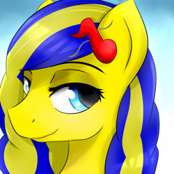 Size: 3000x3000 | Tagged: safe, artist:dashy21, oc, oc only, oc:swivel starsong, pony, bust, solo