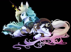 Size: 1300x949 | Tagged: safe, artist:sitaart, oc, oc:stardancer, pony, unicorn, book, clothes, dungeons and dragons, female, mare, pen and paper rpg, ponyfinder, rpg, solo