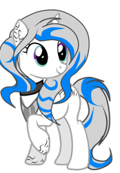 Size: 746x1071 | Tagged: safe, artist:applerougi, oc, oc:blue tiger, pony, unicorn, female, mare, simple background, solo, transparent background