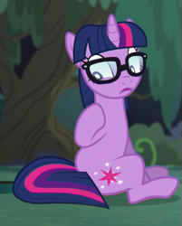 Size: 403x501 | Tagged: safe, screencap, sci-twi, twilight sparkle, unicorn, better together, equestria girls, spring breakdown, cropped, equestria girls ponified, female, glasses, solo, unicorn sci-twi