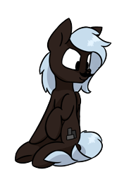 Size: 1203x1704 | Tagged: safe, artist:wellory, oc, oc only, oc:wellory, pegasus, pony, 2020 community collab, cute, derpibooru community collaboration, facial hair, male, moustache, sitting, smiling, solo, stallion, transparent background