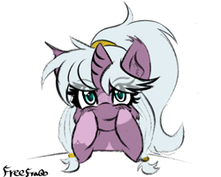 Size: 1544x1243 | Tagged: safe, artist:freefraq, oc, oc only, oc:fates fortune, pony, cute, solo