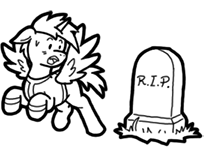 Size: 206x150 | Tagged: safe, artist:crazyperson, oc, alicorn, pony, fallout equestria, fallout equestria: commonwealth, alicorn oc, black and white, clothes, fanfic art, generic pony, gravestone, grayscale, monochrome, picture for breezies, rest in peace, simple background, transparent background, vault suit
