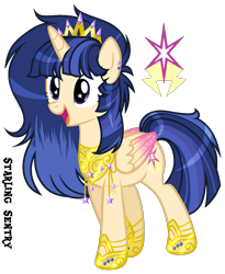 Size: 1394x1699 | Tagged: safe, artist:sweet-psycho-uwu, oc, oc only, oc:starling sentry, alicorn, pony, female, mare, offspring, parent:flash sentry, parent:twilight sparkle, parents:flashlight, simple background, solo, transparent background