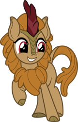 Size: 695x1080 | Tagged: safe, artist:iknowpony, fern flare, kirin, sounds of silence, .svg available, background kirin, cute, female, flareabetes, simple background, smiling, solo, transparent background, vector