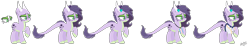 Size: 2479x465 | Tagged: safe, artist:nathy2001, artist:selenaede, oc, oc only, oc:diamond, dracony, hybrid, base used, interspecies offspring, offspring, parent:rarity, parent:spike, parents:sparity, reference sheet, simple background, solo, trans mare, transparent background