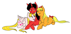 Size: 500x244 | Tagged: safe, artist:kourabiedes, pony, mina aino, ponified, raye hino, sailor mars, sailor moon, sailor venus, serena tsukino