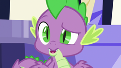 Size: 1920x1080 | Tagged: safe, screencap, spike, dragon, the last laugh, cutie map, solo, winged spike