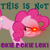 Size: 1440x1440 | Tagged: safe, pinkie pie, earth pony, pony, angry, eye beams, mario, meme, okie doki loki, reaction image, smg4, solo