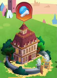 Size: 381x524 | Tagged: safe, pony, gameloft, limited-time story, mansion, the anonymous campsite