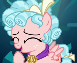 Size: 871x720 | Tagged: safe, screencap, cozy glow, pegasus, pony, school raze, cozybetes, cropped, cute, giggling, solo