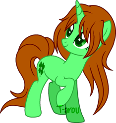 Size: 800x854 | Tagged: safe, artist:t-aroutachiikun, oc, oc:clover leaf, pony, unicorn, base used, female, mare, simple background, solo, transparent background