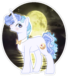 Size: 1530x1711 | Tagged: safe, artist:sweet-psycho-uwu, oc, oc only, oc:moonstone heart, pony, unicorn, bowtie, male, solo, stallion