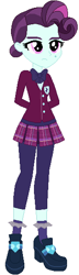 Size: 165x575 | Tagged: safe, artist:selenaede, artist:sturk-fontaine, principal abacus cinch, equestria girls, clothes, crystal prep academy uniform, female, mole, school uniform, solo, younger, younger cinch