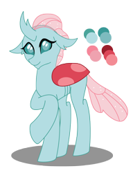 Size: 2300x3000 | Tagged: safe, artist:chaosetmundi, ocellus, changedling, changeling, color palette, cute, diaocelles, female, simple background, solo, transparent background