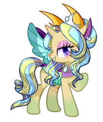 Size: 1239x1461 | Tagged: safe, artist:manella-art, oc, changepony, hybrid, base used, female, simple background, solo, transparent background