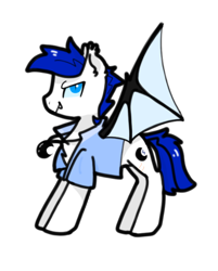 Size: 652x810 | Tagged: safe, artist:bbluna, oc, oc:flash on, bat pony, 2020 community collab, bat pony oc, derpibooru community collaboration, simple background, solo, transparent background