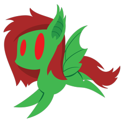 Size: 2100x2100 | Tagged: safe, artist:captshowtime, oc, oc only, oc:watermelon frenzy, bat pony, pony, chibi, commission, cute, fruit bat pony, icon, simple background, solo, transparent background, ych result, your character here