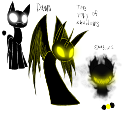 Size: 1200x1100 | Tagged: safe, artist:didun850, pony of shadows, oc, oc:dawn, alicorn, pony, bust, glowing eyes, grin, parent:pony of shadows, reference sheet, shadow pony, simple background, smiling, transparent background