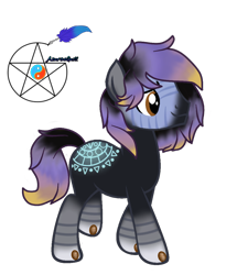 Size: 990x1150 | Tagged: safe, artist:azurasquill, oc, earth pony, original species, base used, male, stallion