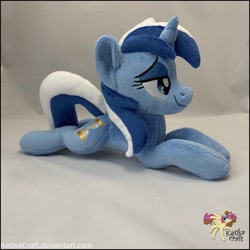 Size: 3044x3044 | Tagged: safe, artist:ketika, minuette, pony, irl, photo, plushie, prone, solo